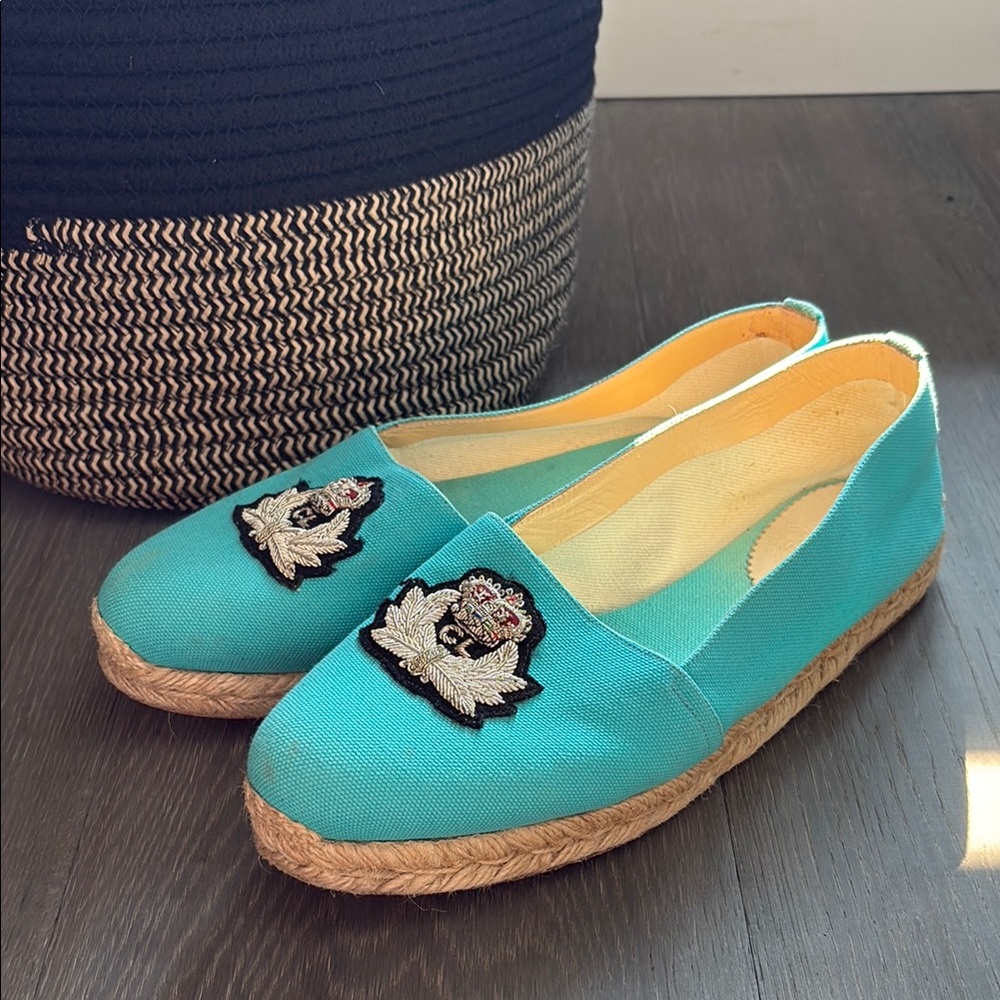 Christian Louboutin Blue Espadrilles